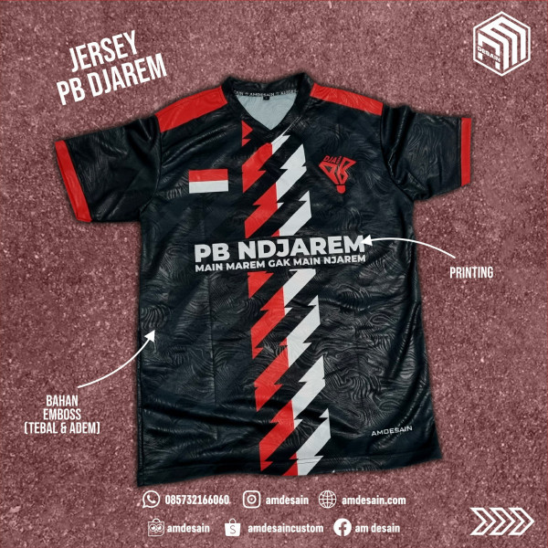 Jersey Bulu Tangkis PB Djarem