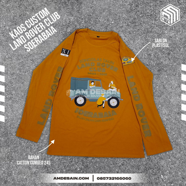 Kaos Komunitas Land Rover Club Soerabaia
