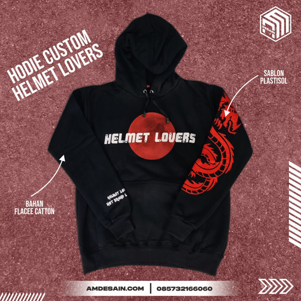 Hoodie Custom Helmet Lovers