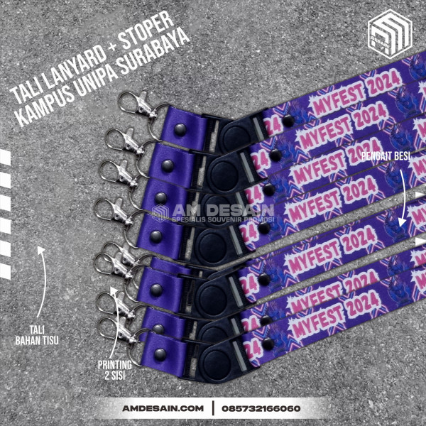 Tali Lanyard My Fest Universitas Adi Buana