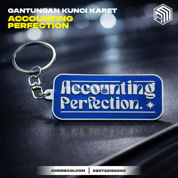Gantungan Kunci Karet Accounting