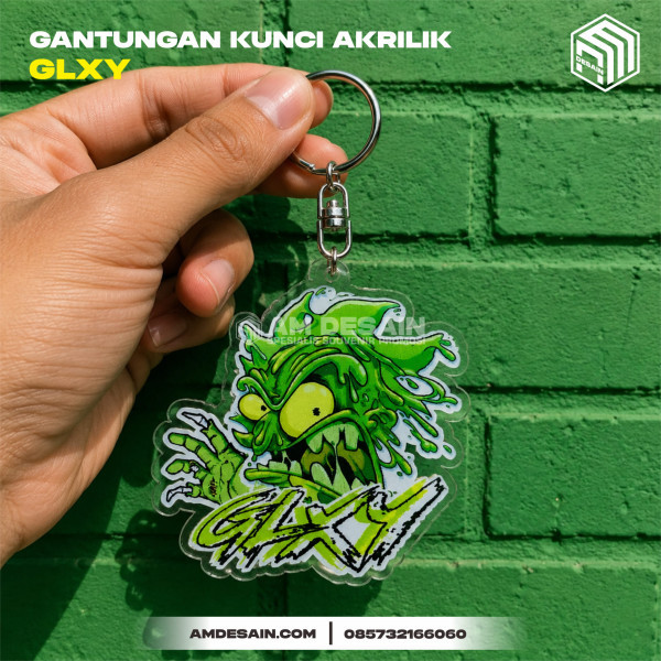 Gantungan Kunci Akrilik – GLXY