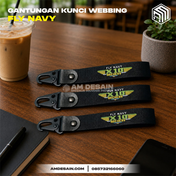 Gantungan Kunci Webbing Strap